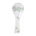 Spoon Rest BT North Pole Measurements:  10\L, 4\W, 0.75\H
Ceramic Stoneware
Made in Portugal

Care:  Dishwasher, Microwave, Oven and Freezer Safe

